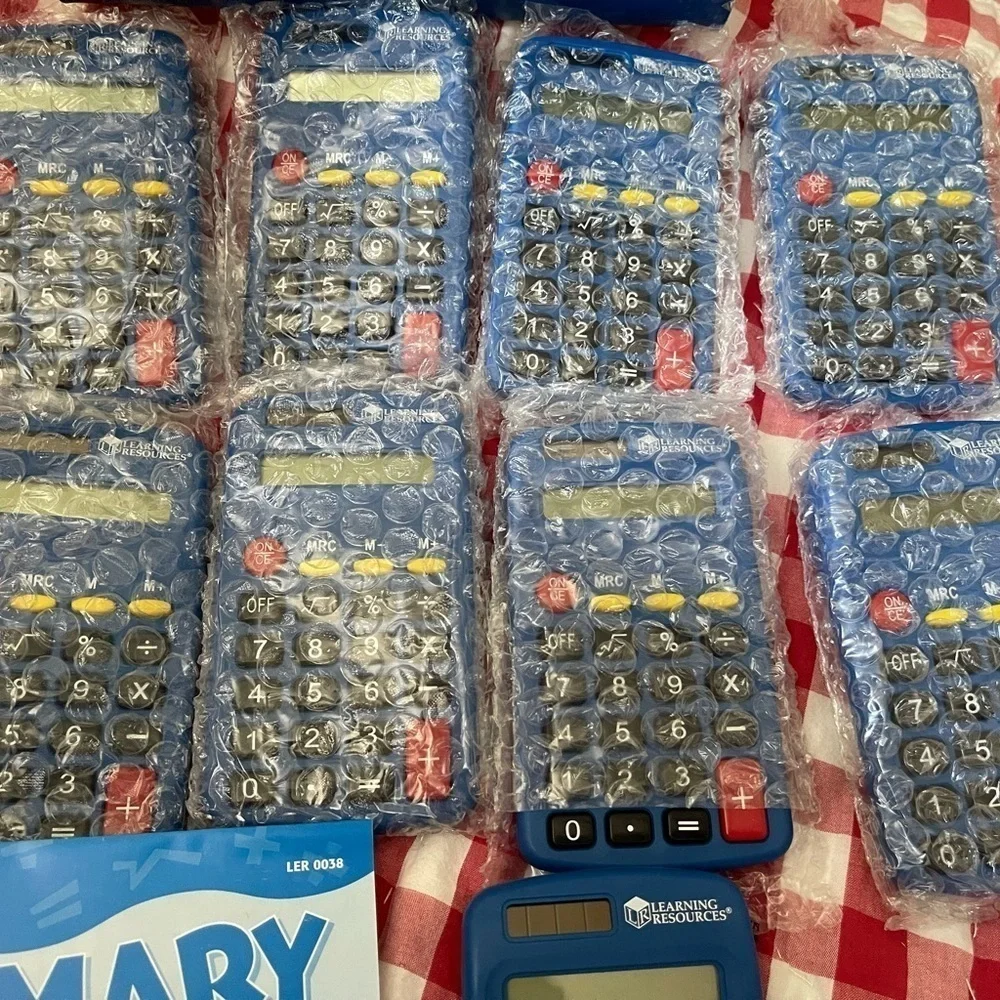 Learning Resources Primary Calculator Set of 9 Homeschool Educational